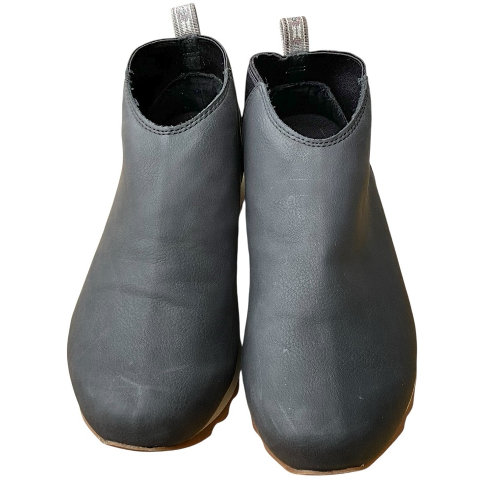 Merrell Alpine Chelsea Women's 8.5 Booties Shoes Charcoal Gray Vegan Leather - Picture 3 of 12